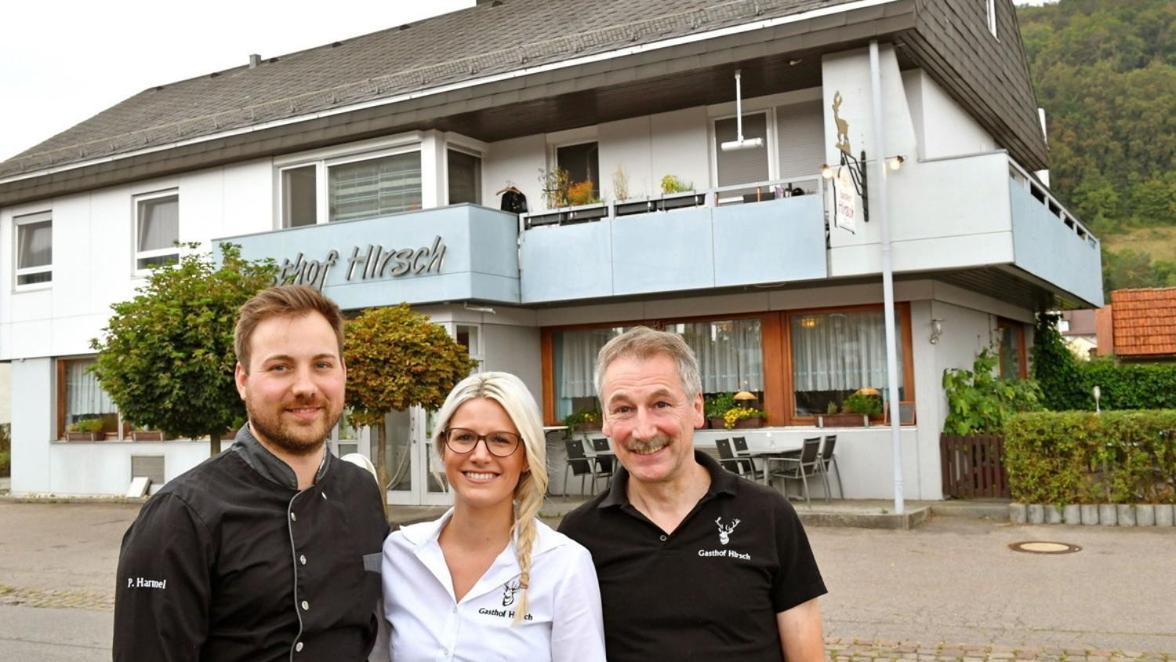 Hotel Restaurant Hirsch Schmiechen Exterior foto